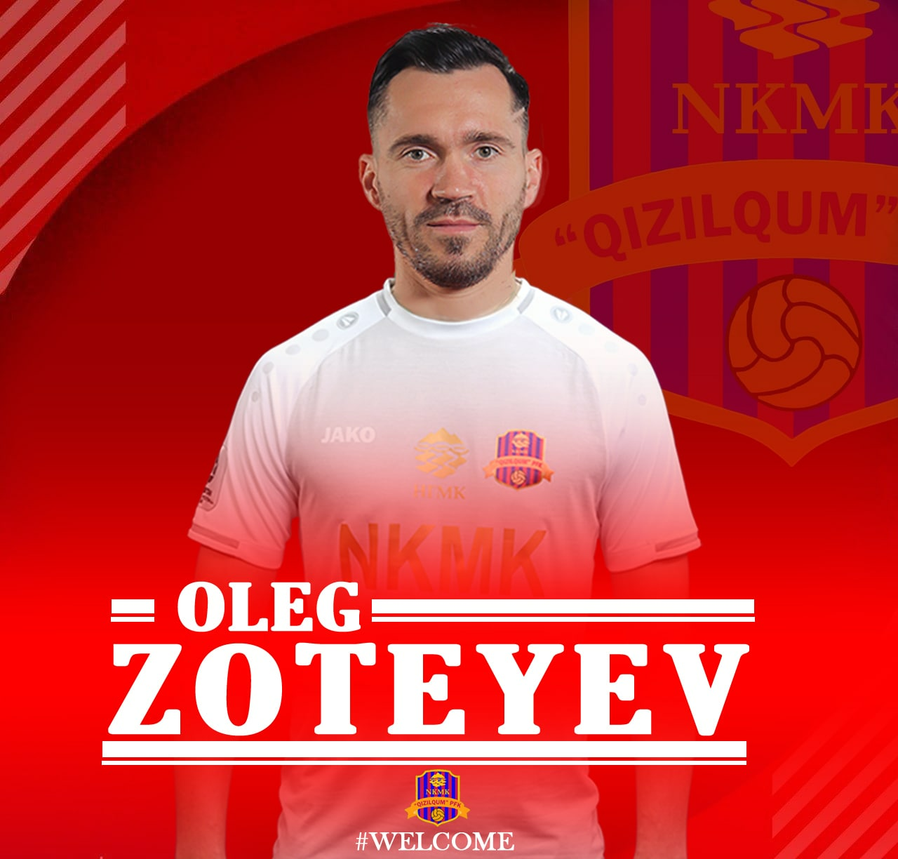 Oleg Zoteev - “Qizilqum” jamoasi futbolchisi